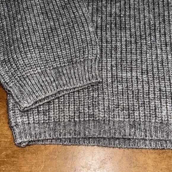 Pink Lily Gray Ribber Sweater XL - Picture 3 of 5